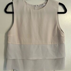 White Layered Tank